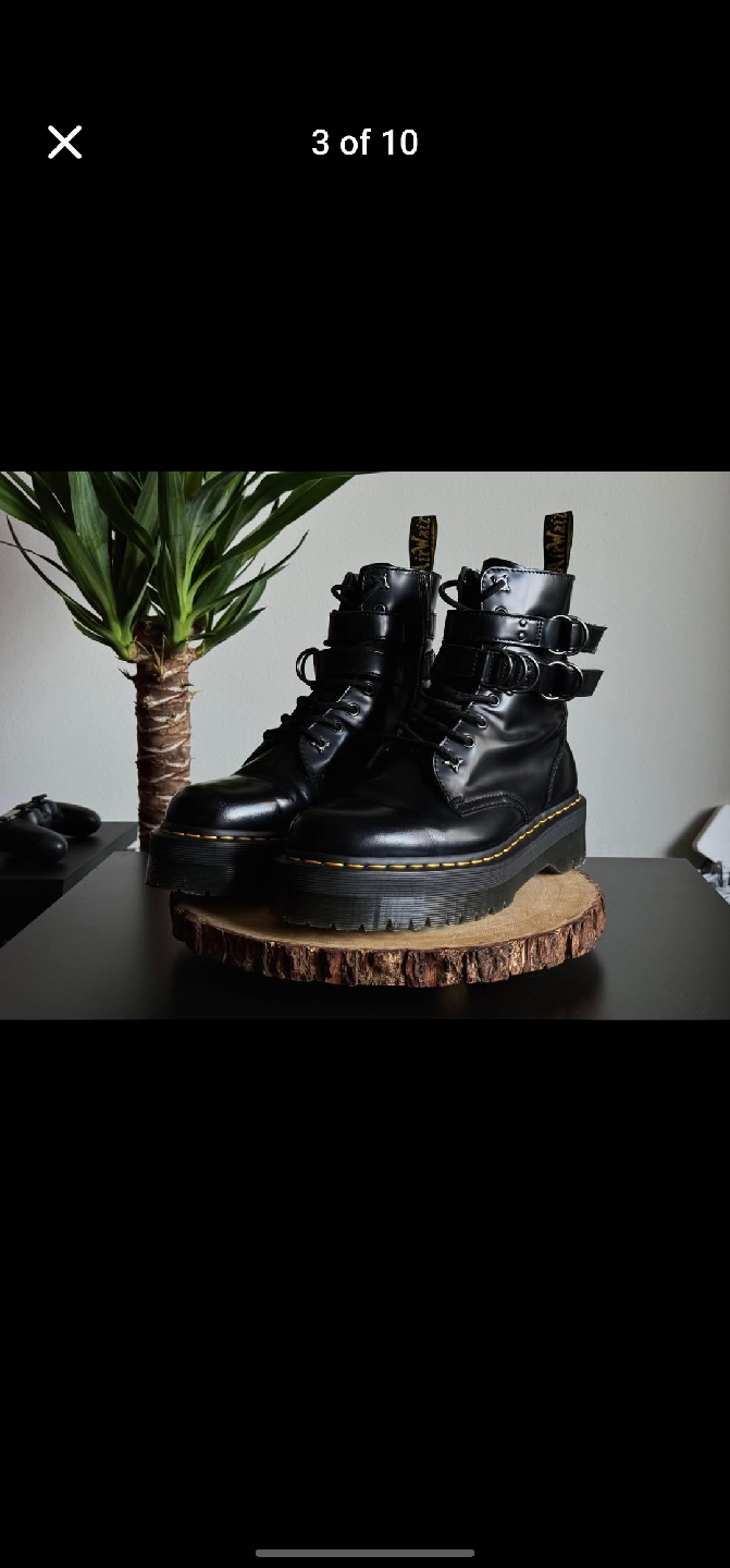 Dr. Martens Buckle Boots, Black - photo 4