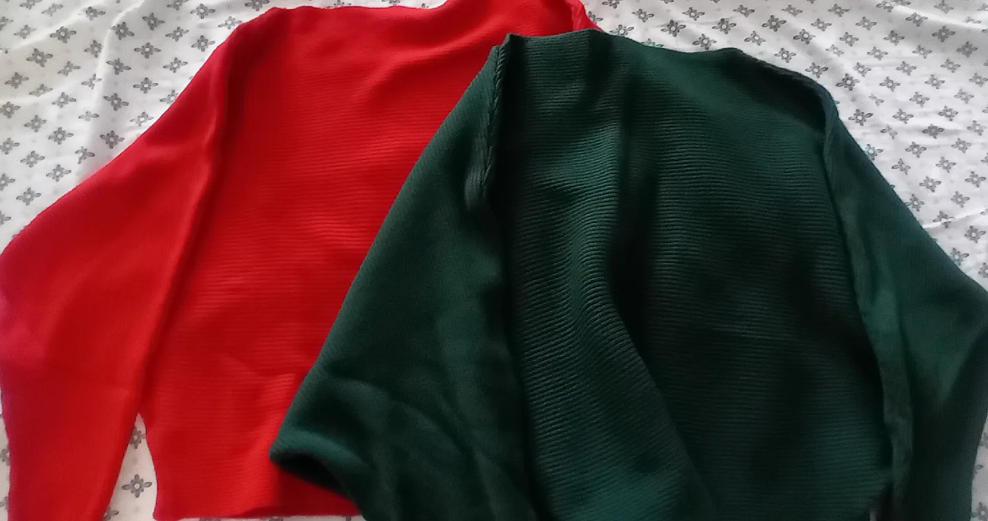 Red & Green Long Sleeve Sweaters thumbnail