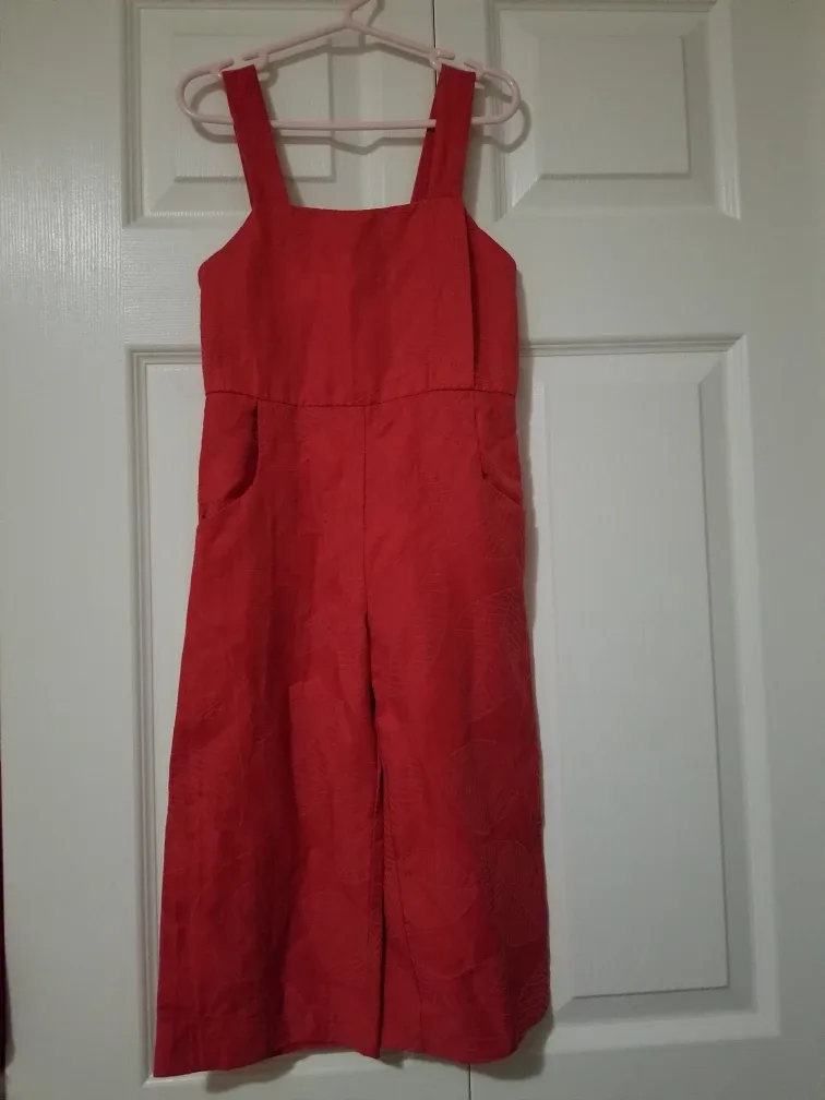 Zara Red Jumpsuit 5T thumbnail