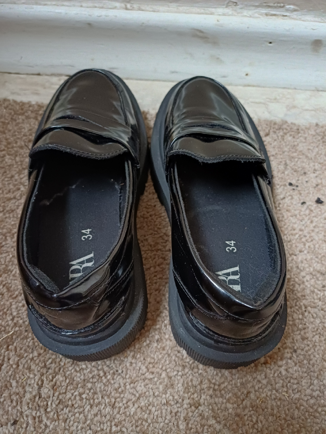 Zara Black Loafers - Size 34 - photo 2