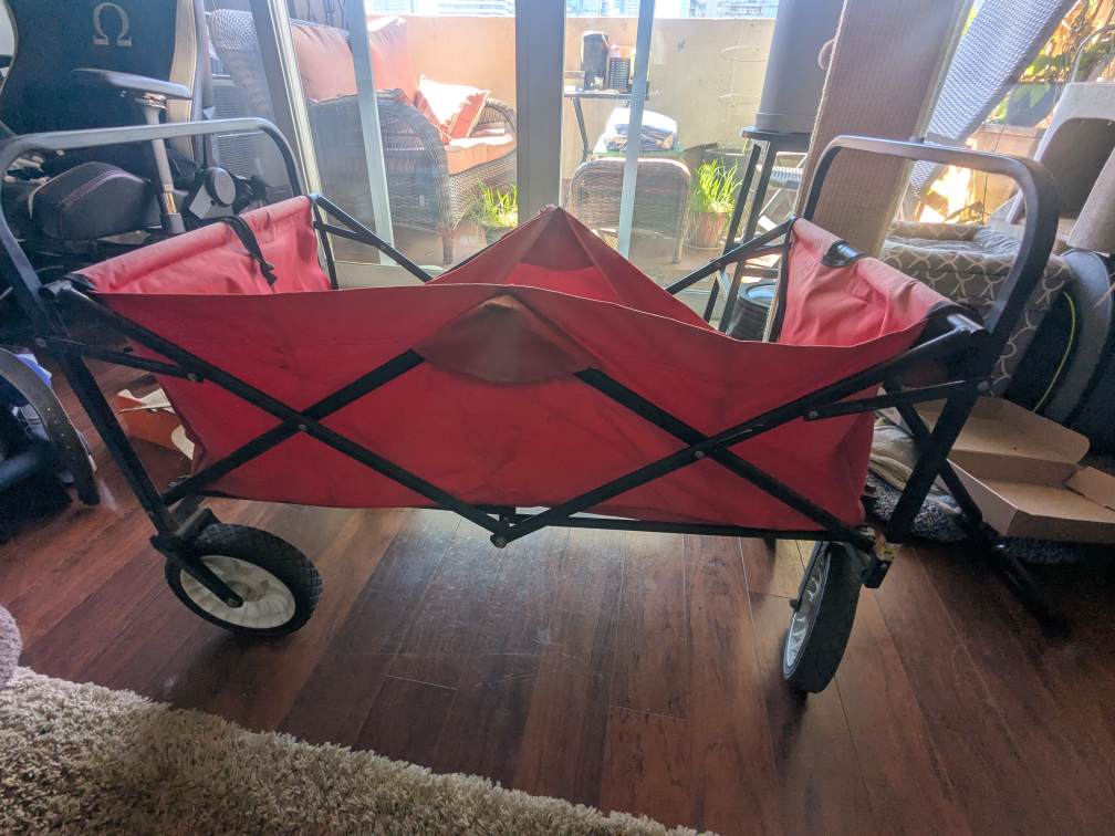 Red Folding Wagon Cart 🥕