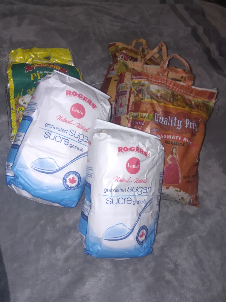 Rogers Granulated Sugar 4kg & Basmati Rice thumbnail