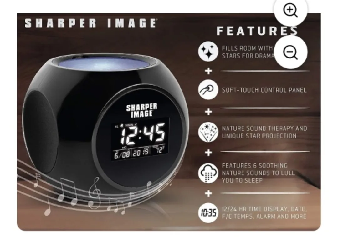🥕Sharper Image Star Projector Alarm Clock thumbnail