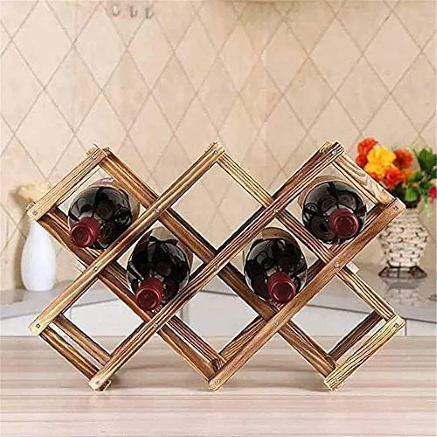 New in Box! Wooden Wine Rack 10 Bottles Capacity thumbnail