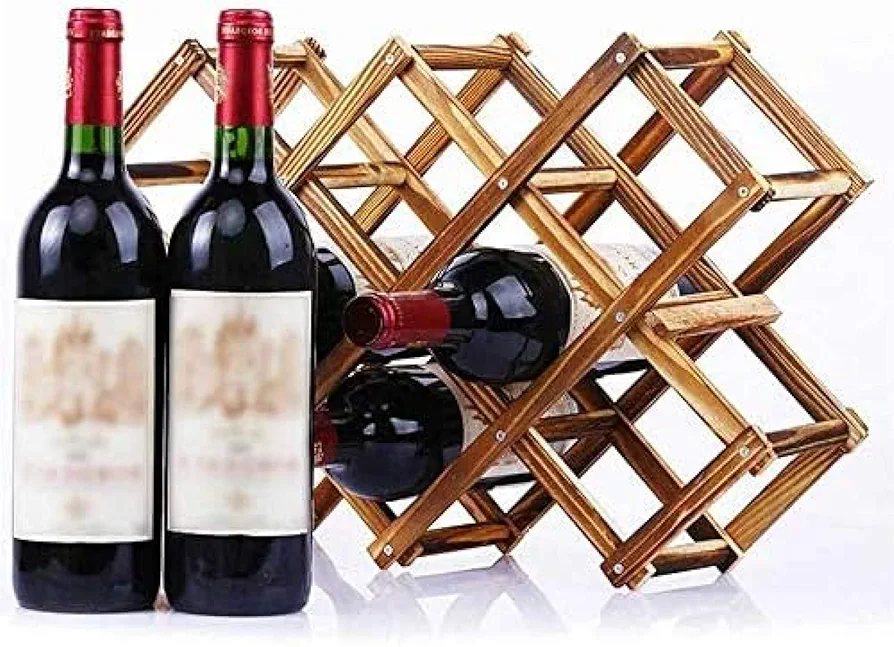 New in Box! Wooden Wine Rack 10 Bottles Capacity - photo 2