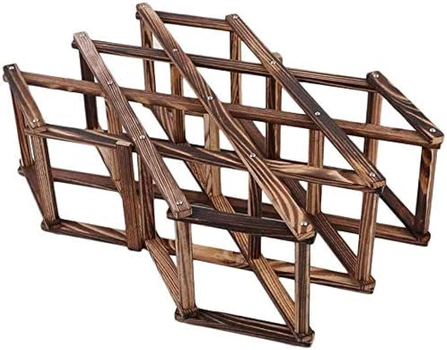 New in Box! Wooden Wine Rack 10 Bottles Capacity - photo 4
