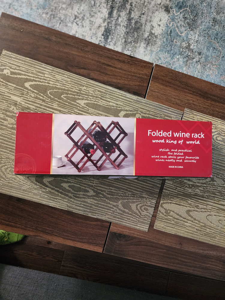 New in Box! Wooden Wine Rack 10 Bottles Capacity - photo 5