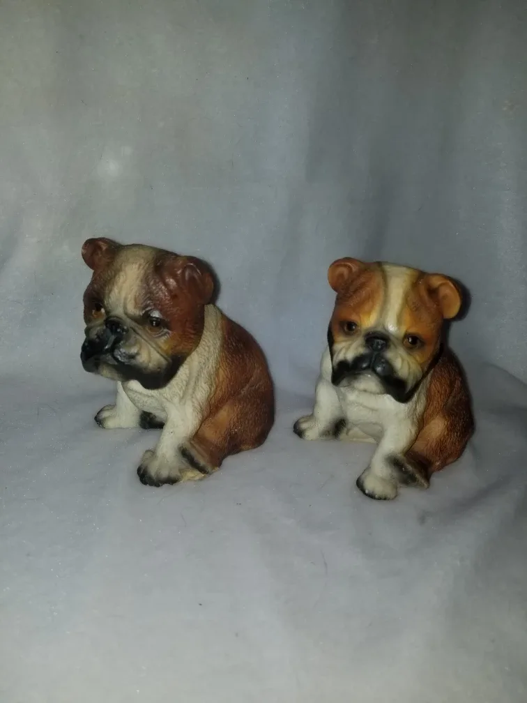 Pair of Bulldog Figurines thumbnail