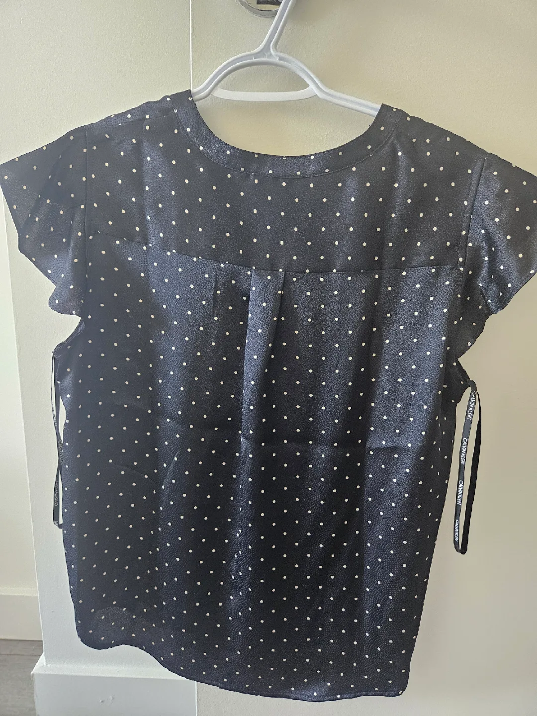 Calvin Klein Polka Dot Blouse - Size L image indicator(2)
