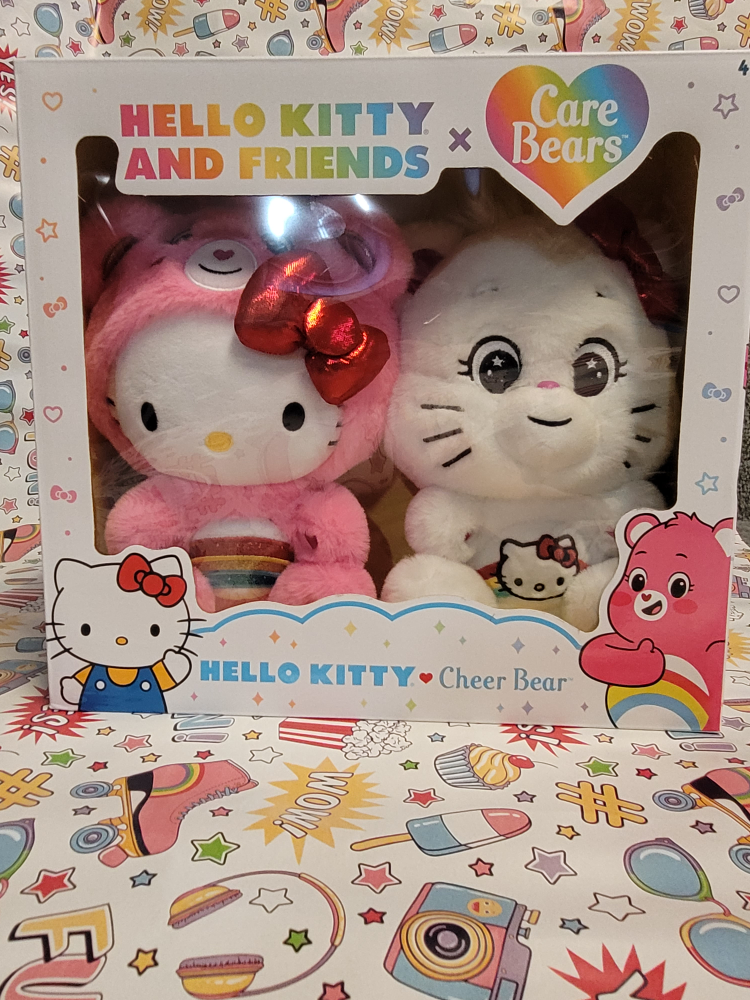 Hello Kitty and Friends x Care Bears Plush Set