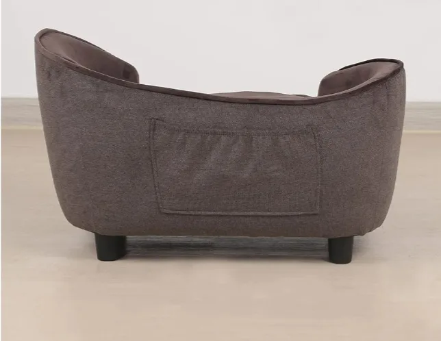 🥕   Pet Bed Sofa, Velvet Cat Couch image indicator(4)