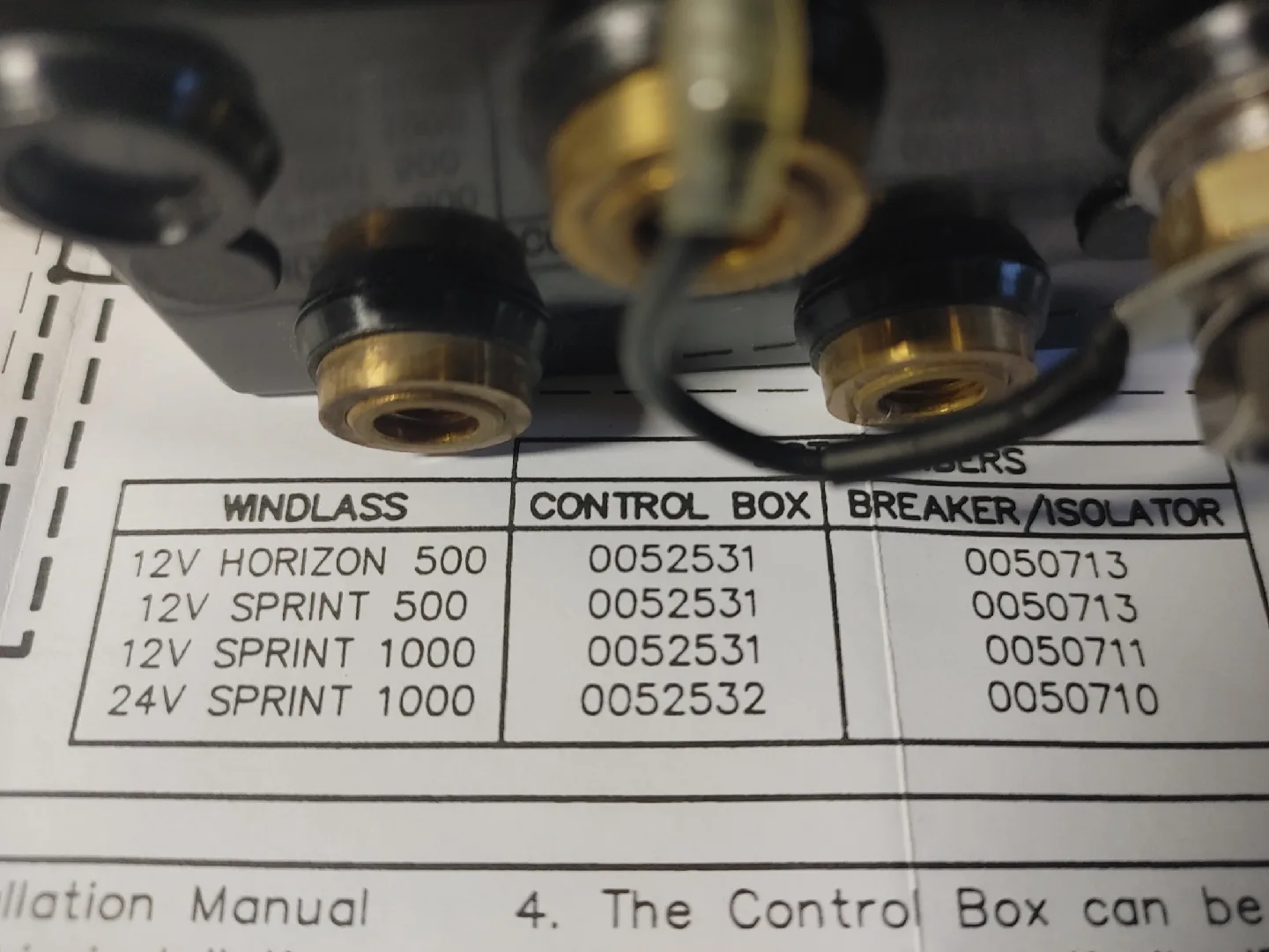 Lewmar 12V SW Windlass Control (Dual Direction) image indicator(8)