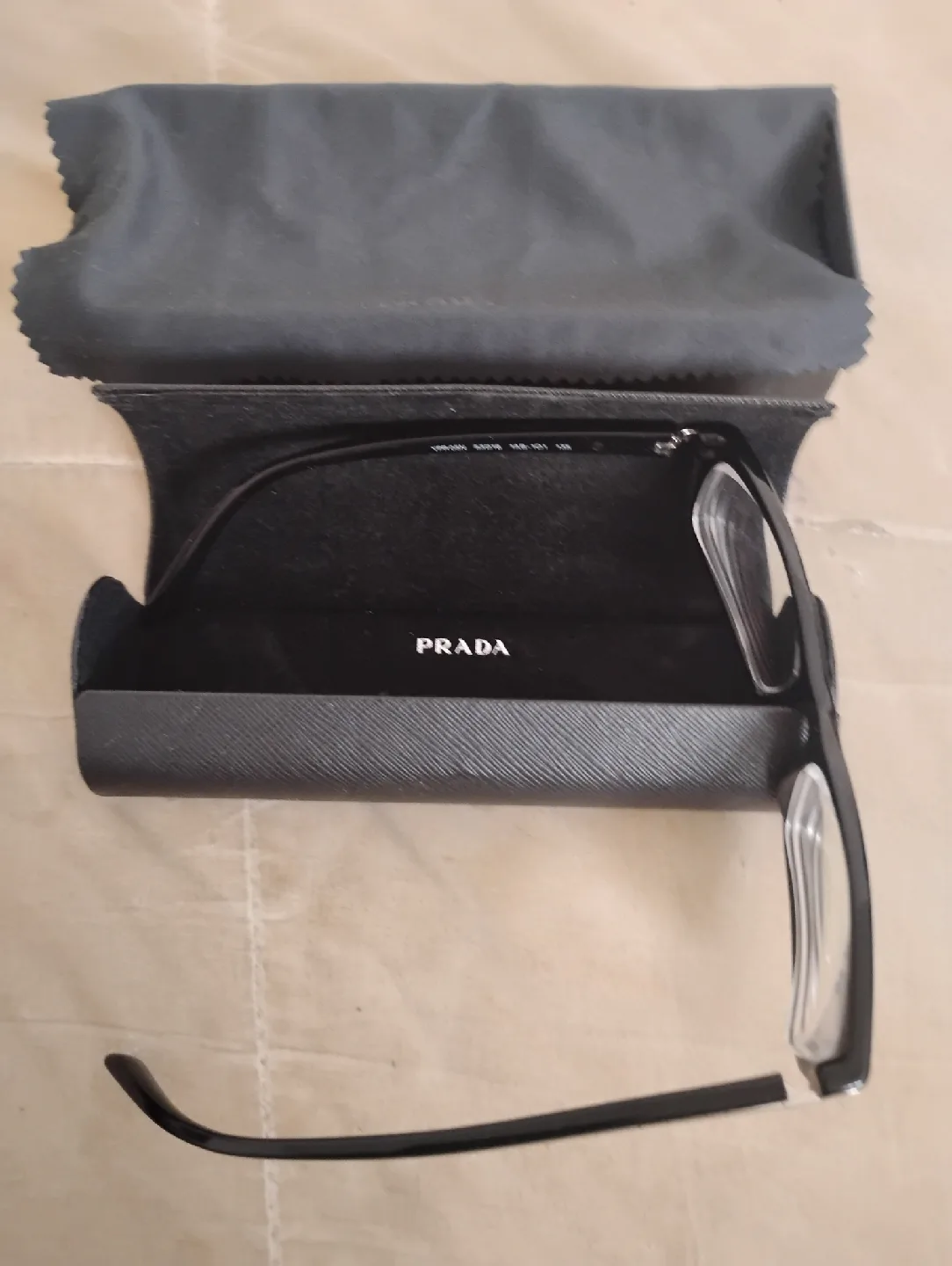 Prada Eyeglasses VPR 12U Black thumbnail