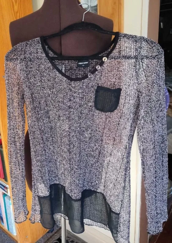 Point Zero open knit top - Size S image indicator(2)