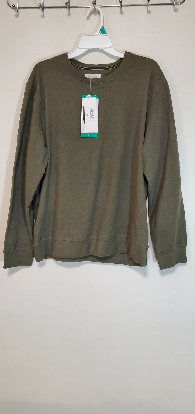 New Boston Traders Olive Green Pullover - XL thumbnail