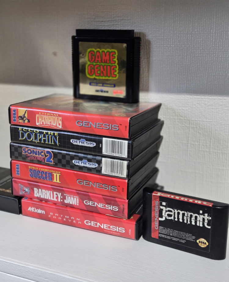 Sega Genesis games and game genie