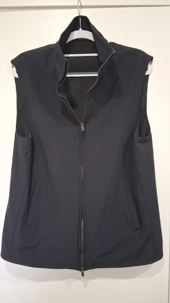 Navy Blue Sleeveless Vest thumbnail