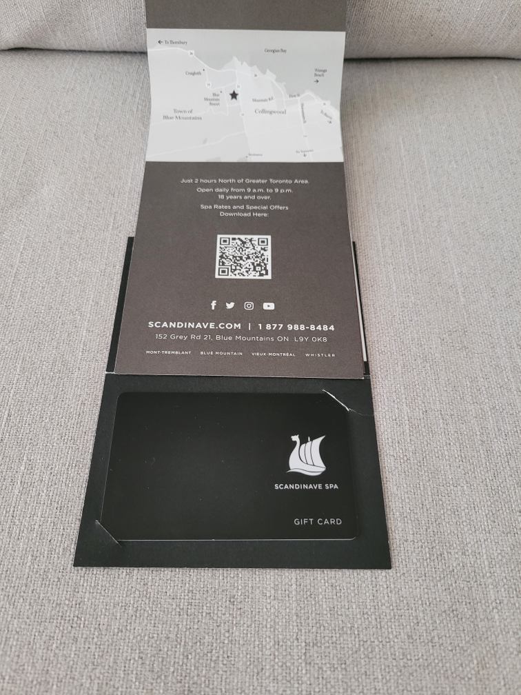 Scandinave Spa Blue Mountain Gift Card $300 - photo 2