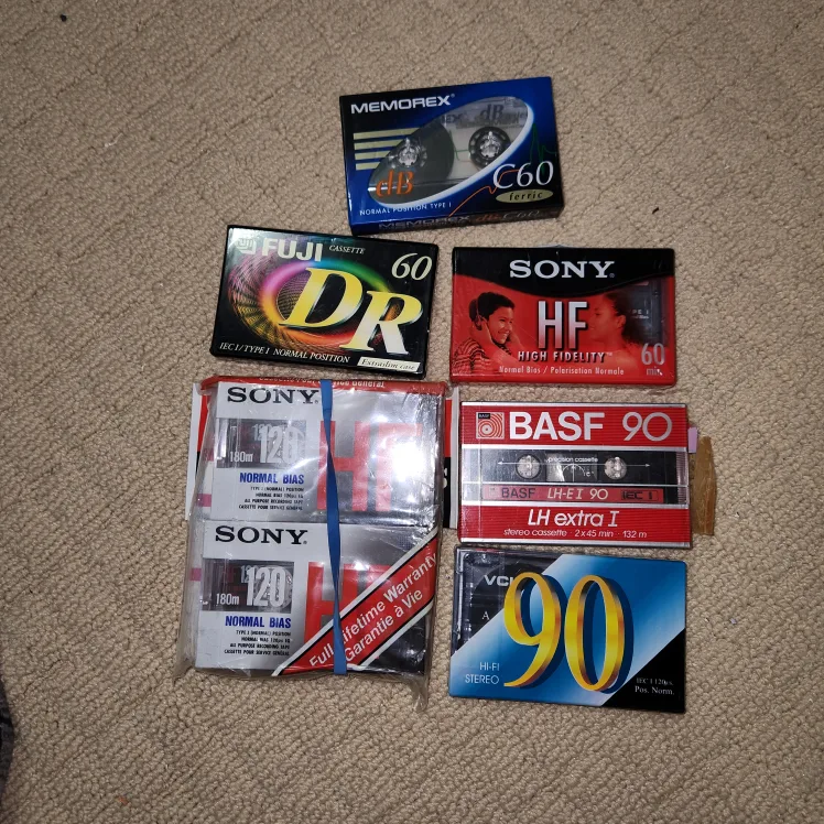 Mixed Lot of Audio 7 New Cassette Tapes thumbnail