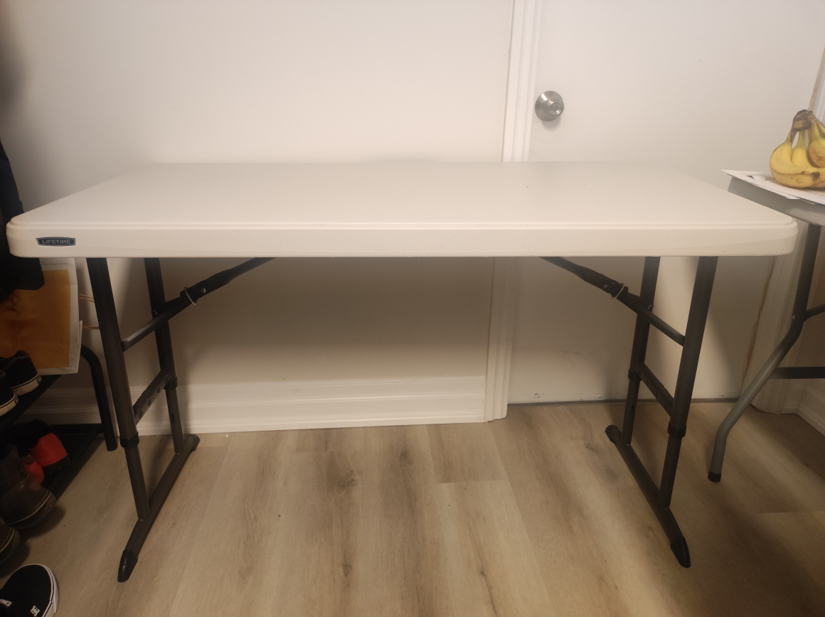 Lifetime Folding Table - White