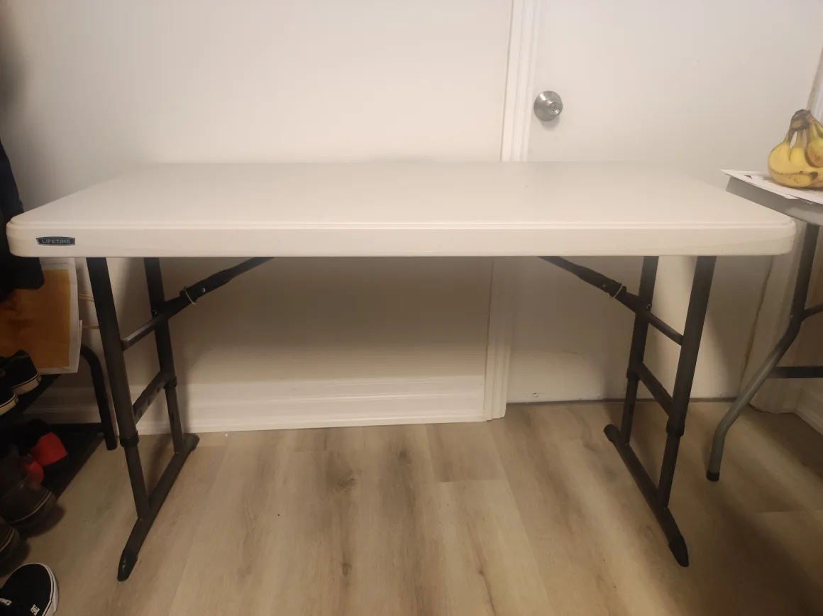 Lifetime Folding Table - White thumbnail
