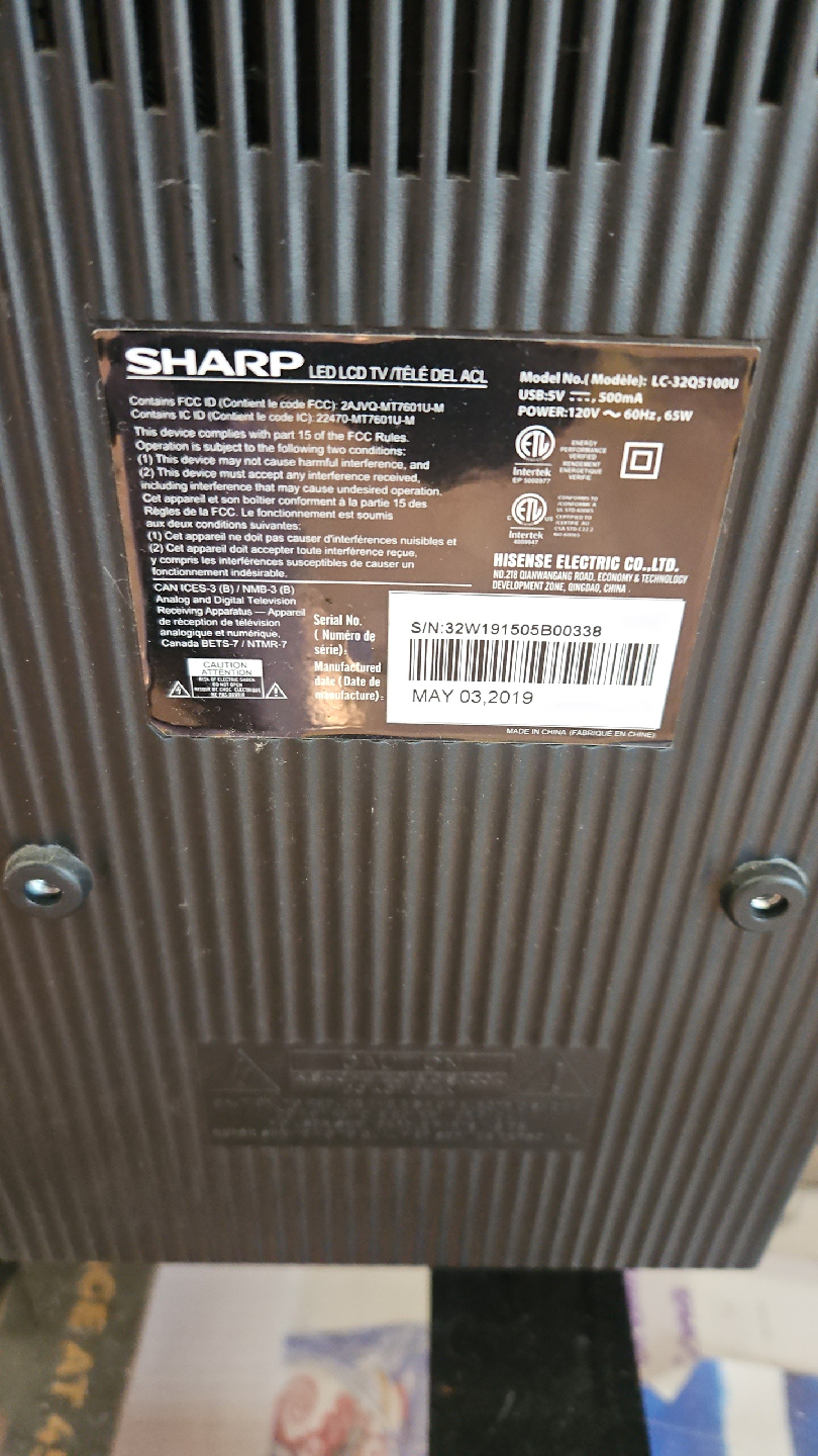Sharp LC-32QS100U 32" LED LCD TV - photo 4