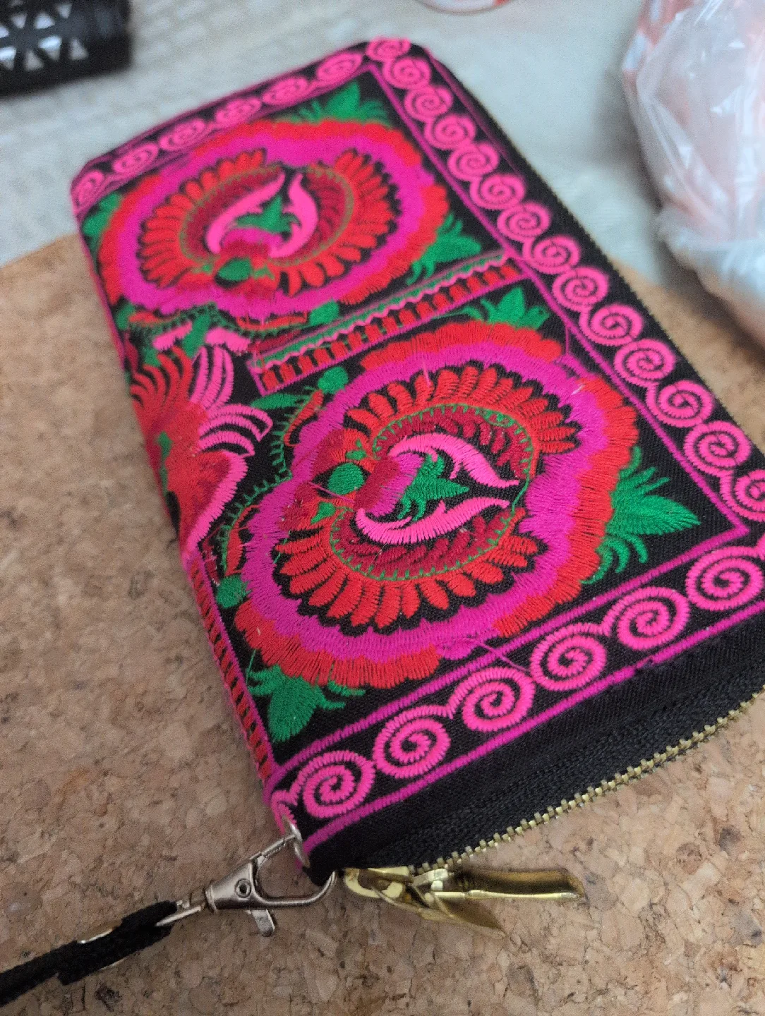 Embroidered Floral Wallet image indicator(3)