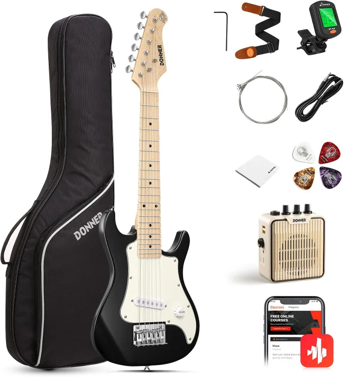 Donner 30 Inch Electric Guitar Kid Beginner Kit thumbnail