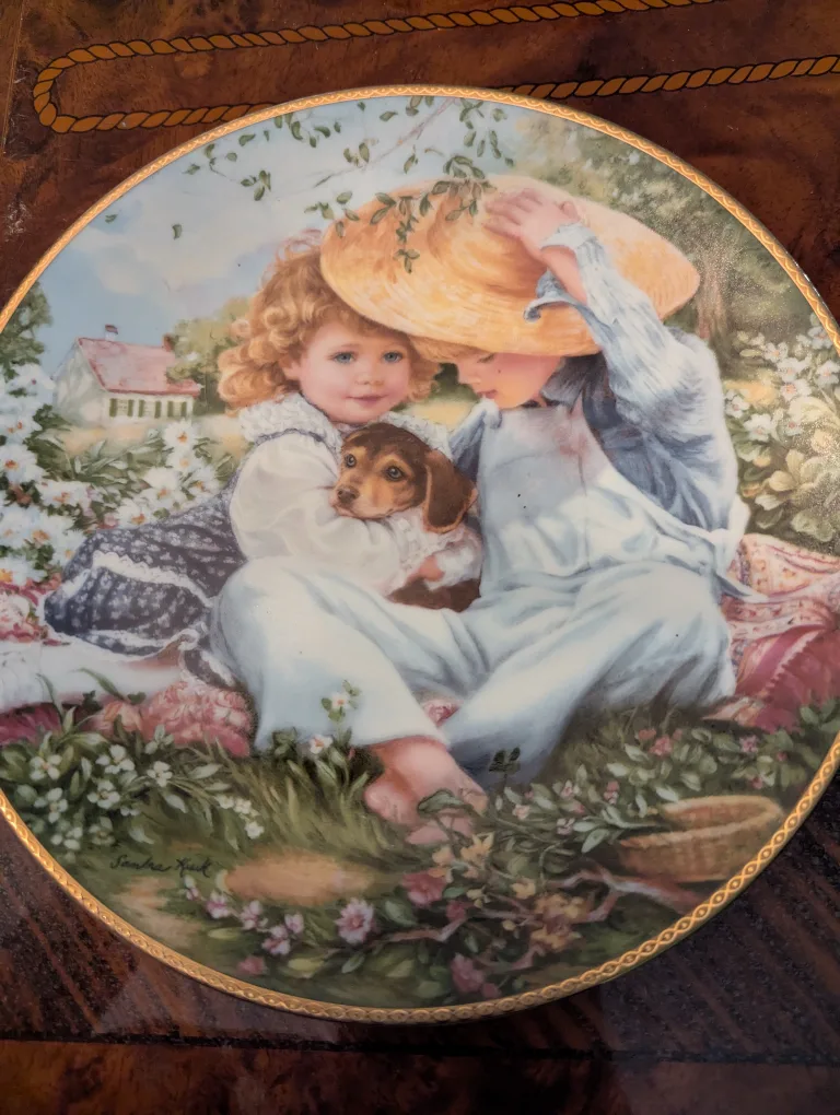 Reco 'A Time to Love' Collector Plate thumbnail
