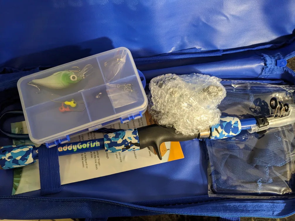 Daddy Go Fish Kids Fishing Pole Set image indicator(2)