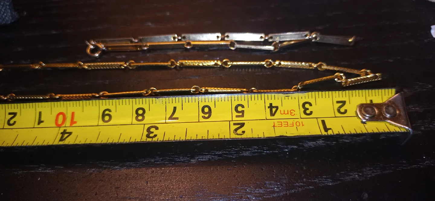 Gold Tone Necklace, 19 Inches image indicator(4)