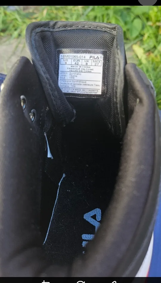 Fila Supero Hi Black/Red/White, Size 9 image indicator(4)