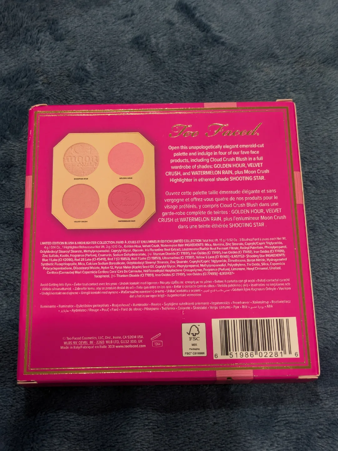 Too Faced Jewel Crush Blush & Highlighter Palette image indicator(2)