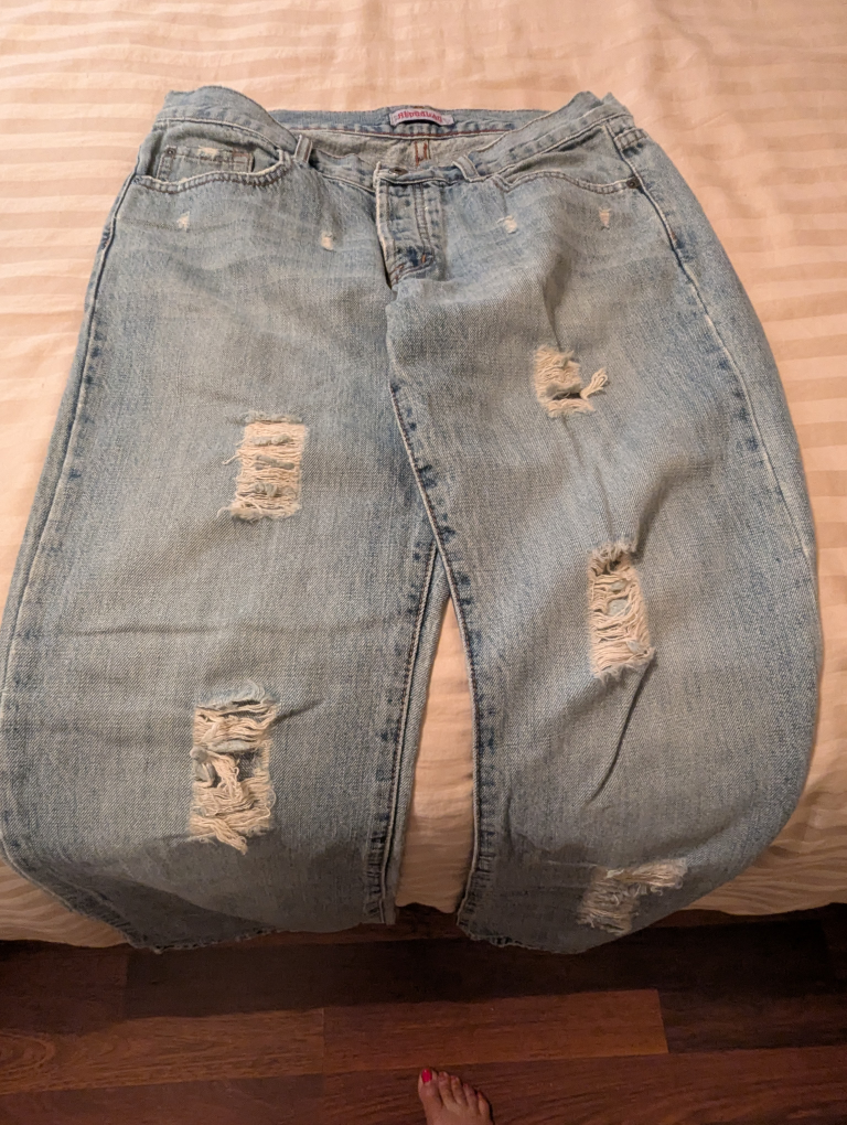 Silver Jeans Co. Distressed Denim Jeans