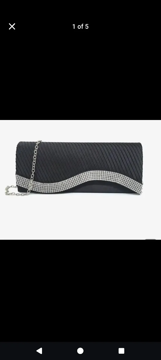 Rhinestone clutch thumbnail