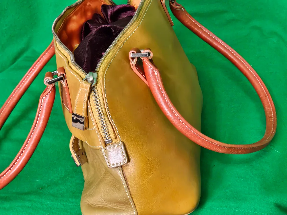 MAXX New York Leather Satchel thumbnail