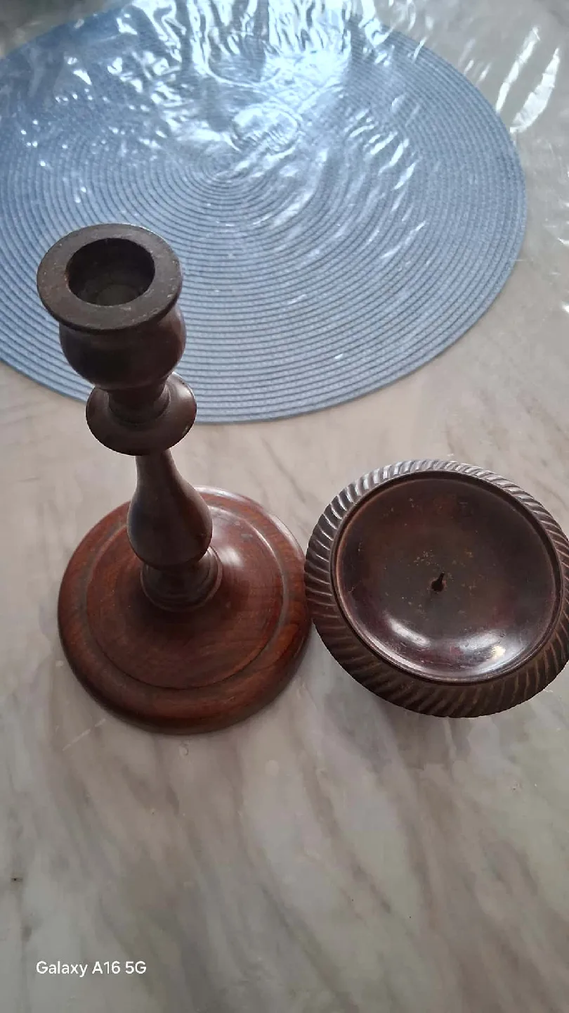 Wooden Candle Holder Set thumbnail