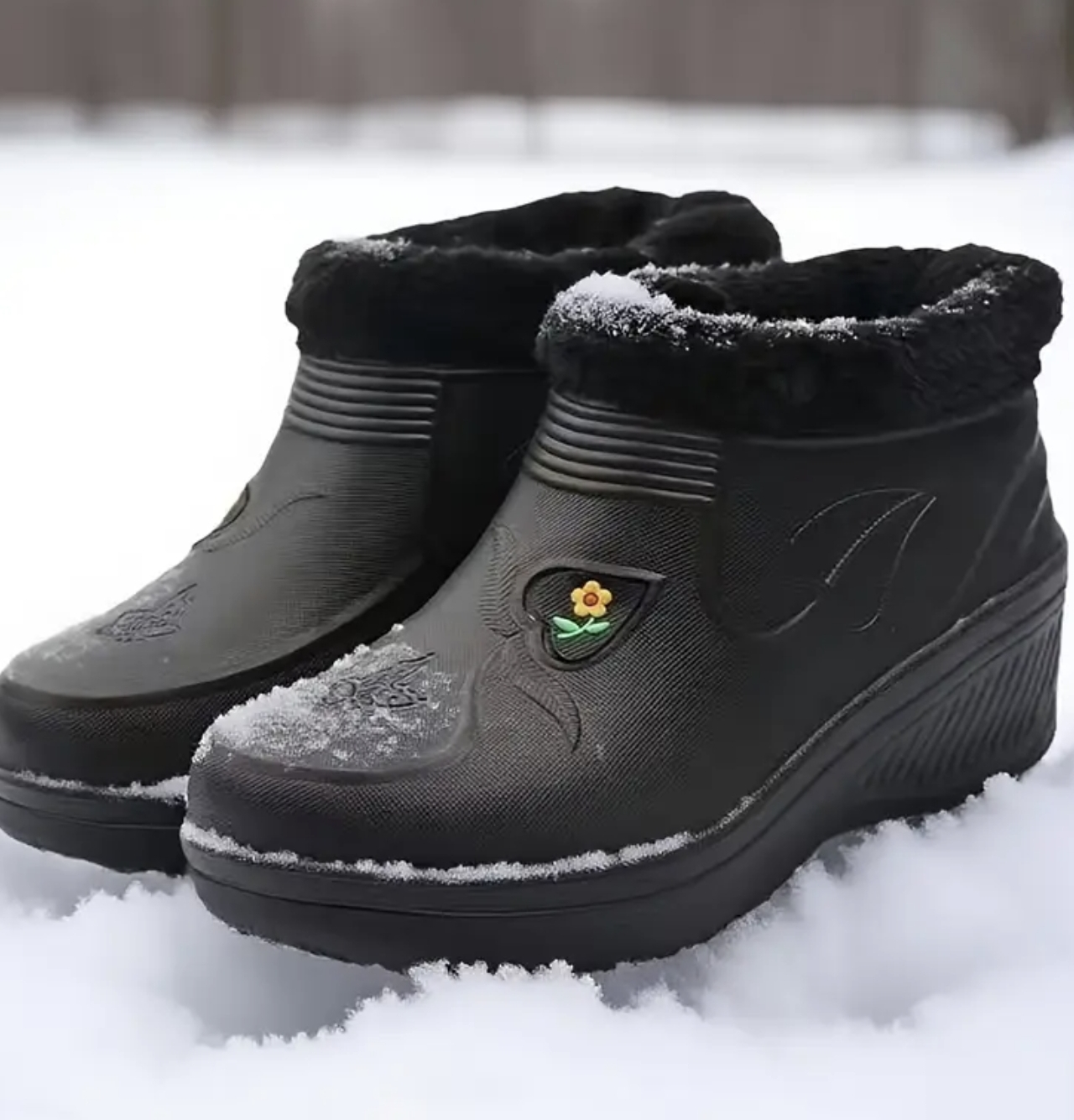 Black summer & Winter Ankle Boots