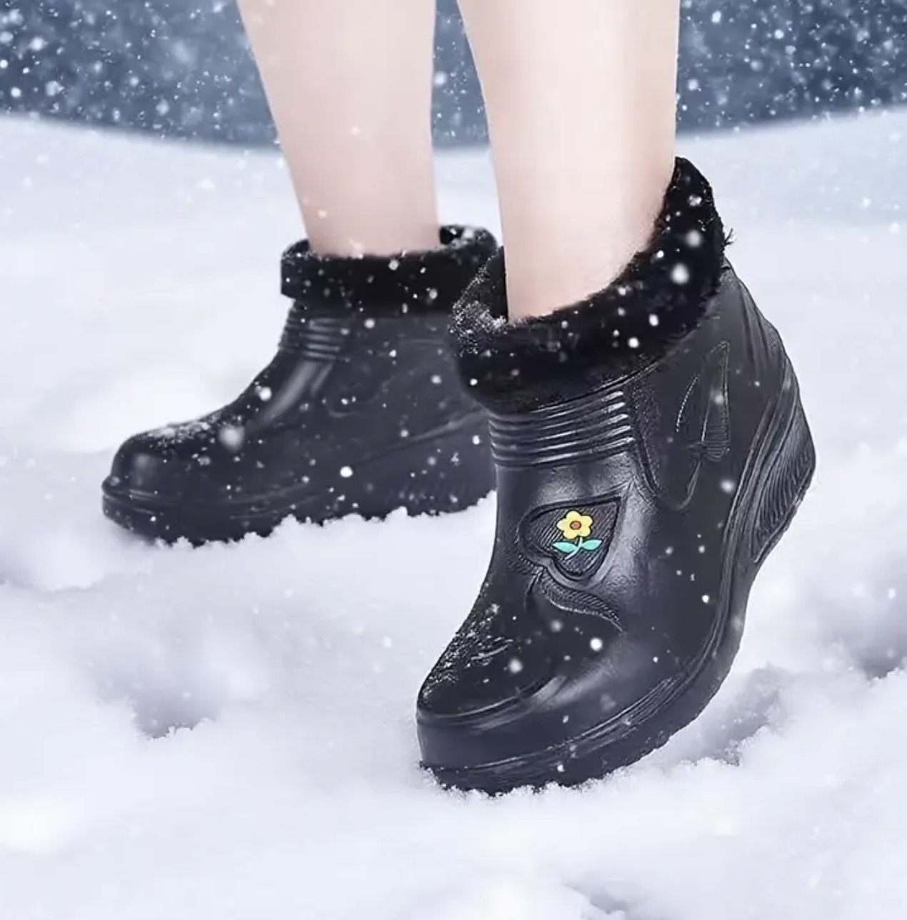 Black summer & Winter Ankle Boots - photo 4