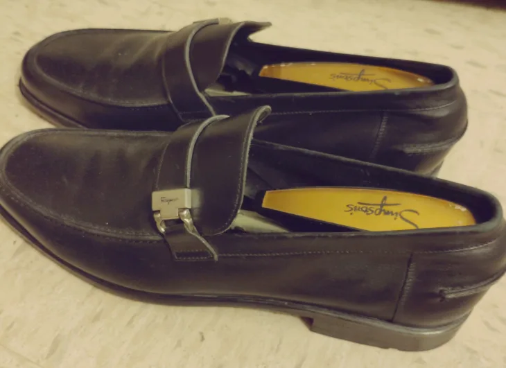 Salvatore Ferragamo Black Leather Loafers image indicator(3)
