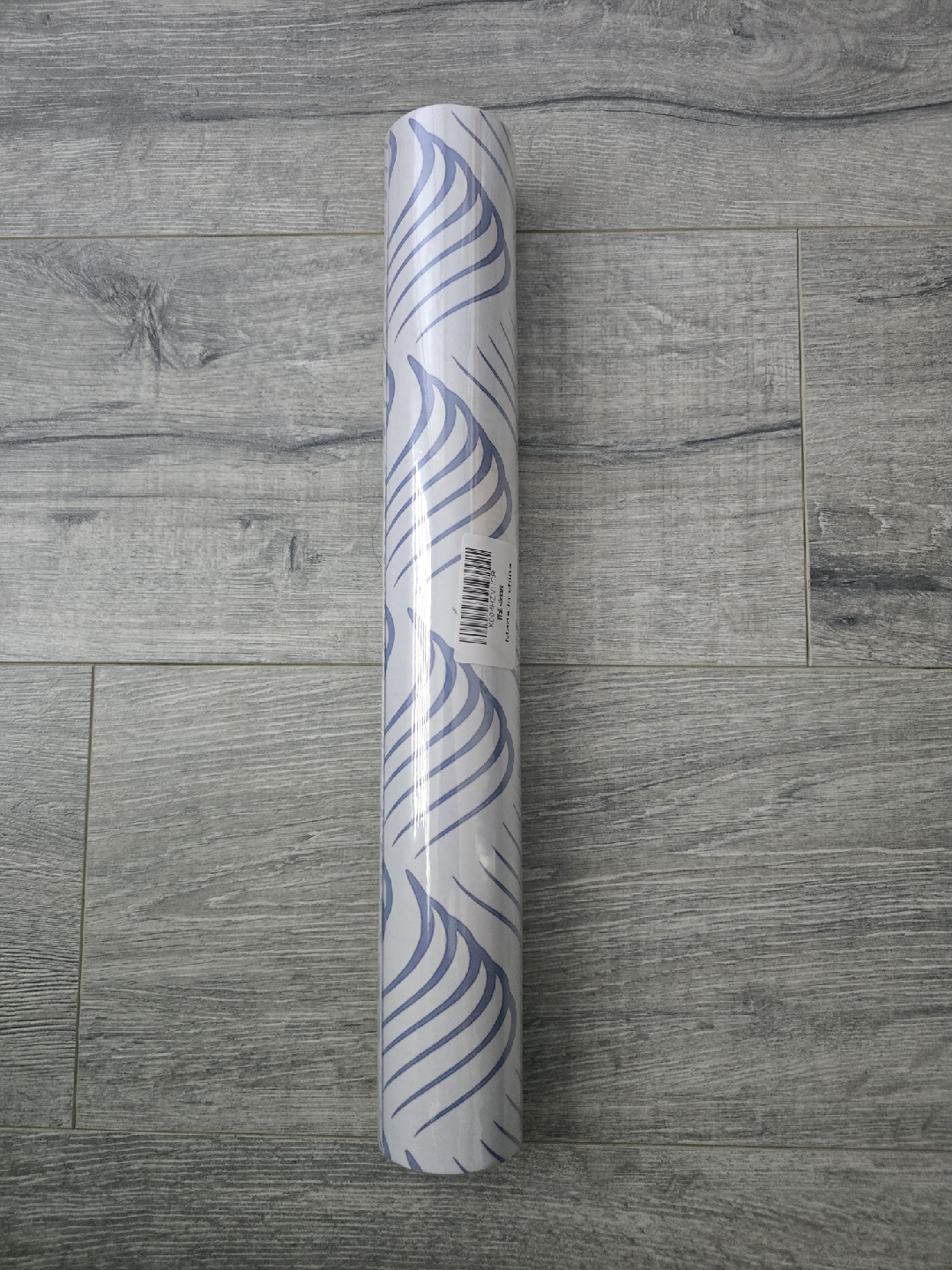 Wallpaper Roll - Blue Wave Pattern