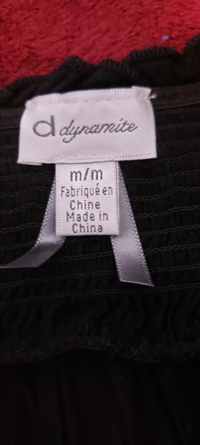 Dynamite Black Strapless Dress - Size M image indicator(2)