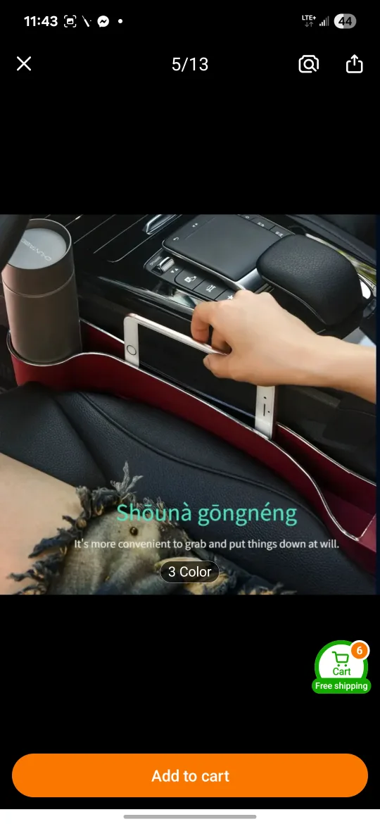 Car Seat Gap - Red and white, pick Scarborough or oshawa image indicator(2)