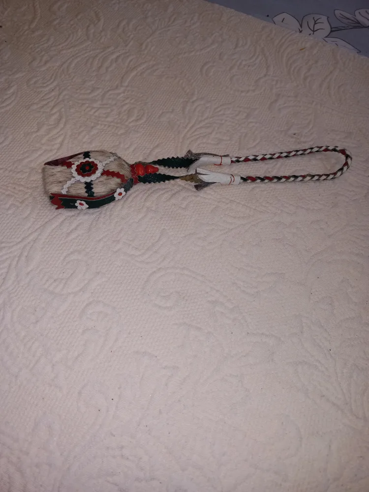 Small Vintage Hungarian Canteen / Flask ( Kulacs ) image indicator(2)