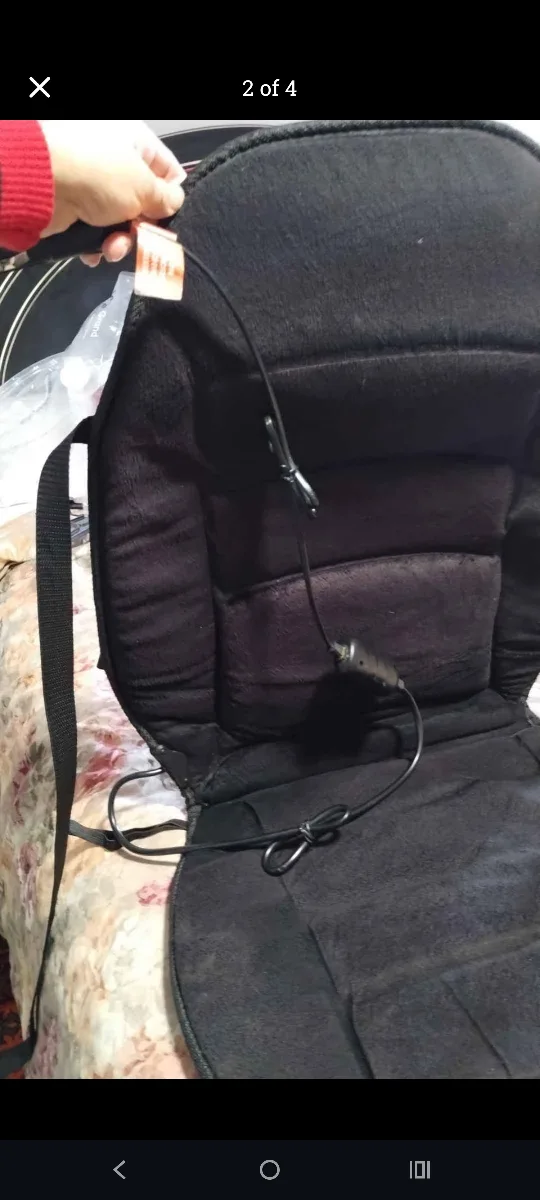 Black Heated Car Seat Cushion thumbnail