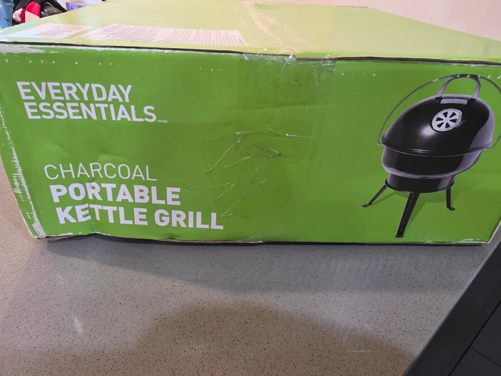 Everyday Essentials Charcoal Portable Kettle Grill - NEW image indicator(3)