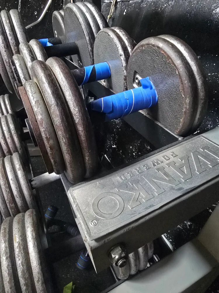 steel dumbbells and Ivanko Rack image indicator(3)