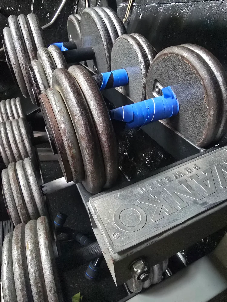 steel dumbbells and Ivanko Rack image indicator(4)