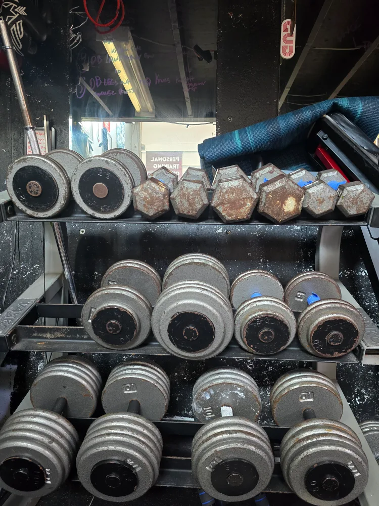 steel dumbbells and Ivanko Rack image indicator(5)