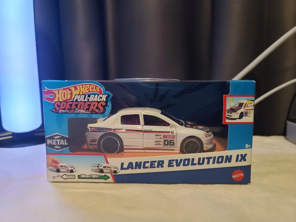 New Hot Wheels Pull-Back Speeders Lancer Evolution IX thumbnail